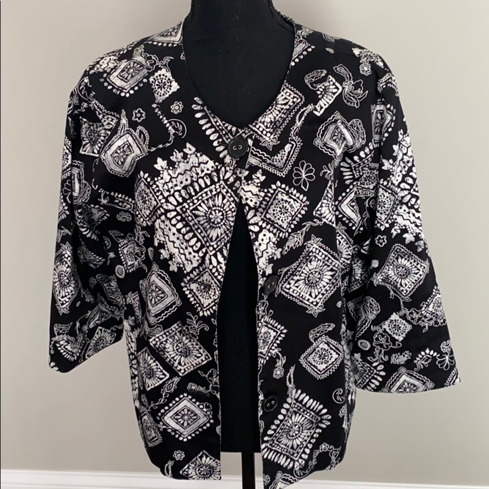 Coldwater Creek Cotton Blazer